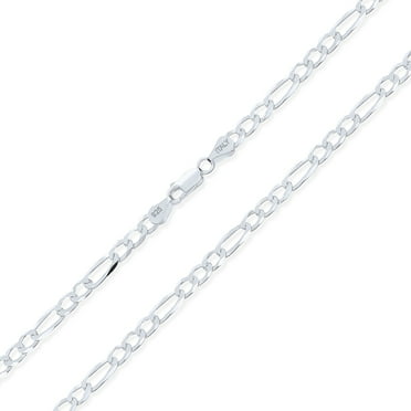 Rock Criss Cross 1.5mm Sterling Silver Chain Italy Necklace .925 Argent Jewelry